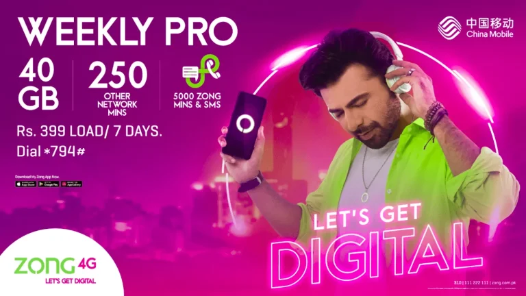 zong internet packages