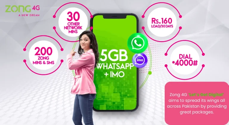 Zong WhatsApp packages